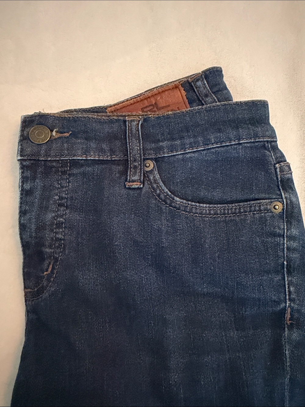 Lauren Ralph Lauren Dark Blue Ankle Jeans